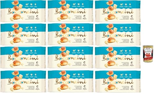 Matilde Vicenzi millefoglie Bocconcini al Latte e Cioccolato Bianco,Blätterteigbacken,knusprige und zarte,süße Snack, gefüllt mit Milch und weiße Schokoladecreme 12x 100g + Italian gourmet polpa 400g Matilde Vicenzi millefoglie Bocconcini al Latte e Cioccolato Bianco,Blätterteigbacken,knusprige und zarte,süße Snack, gefüllt mit Milch und weiße Schokoladecreme 12x 100g + Italian gourmet polpa 400g von Italian Gourmet E.R.
