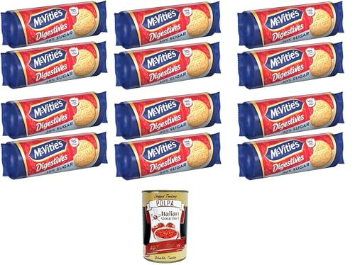 Mc-Vitie's Biscotti Digestives Biscotti Meno 30% di Zuccheri Biscotti Digestives Kekse, weniger 30% Zucker, 12 x 300 g+ Italian Gourmet polpa 400g Mc-Vitie's Biscotti Digestives Biscotti Meno 30% di Zuccheri Biscotti Digestives Kekse, weniger 30% Zucker, 12 x 300 g+ Italian Gourmet polpa 400g von Italian Gourmet E.R.