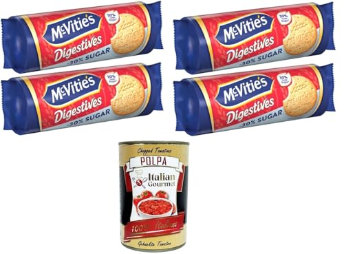Mc-Vitie's Biscotti Digestives Biscotti Meno 30% di Zuccheri Biscotti Digestives Kekse, weniger 30% Zucker, 4 x 300 g+ Italian Gourmet polpa 400g Mc-Vitie's Biscotti Digestives Biscotti Meno 30% di Zuccheri Biscotti Digestives Kekse, weniger 30% Zucker, 4 x 300 g+ Italian Gourmet polpa 400g von Italian Gourmet E.R.