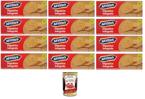 Mc-Vitie's Biscotti digestive integrale Vollkorn-Verdauungskekse 12x400 gr+ Italian Gourmet polpa 400g Mc-Vitie's Biscotti digestive integrale Vollkorn-Verdauungskekse 12x400 gr+ Italian Gourmet polpa 400g von Italian Gourmet E.R.