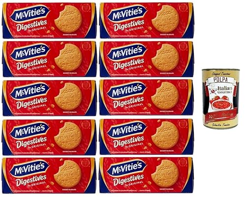 Mc-Vitie's Digestive The Original Weizenkekse 10x 400gr + Italian Gourmet polpa 400g von Italian Gourmet E.R.