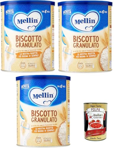 Mellin Biscotto Granulato, 3x 400g + Italian Gourmet polpa 400g Mellin Biscotto Granulato, 3x 400g + Italian Gourmet polpa 400g von Italian Gourmet E.R.
