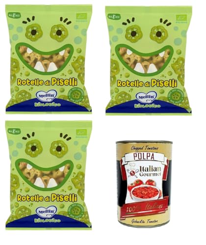 Mellin Rotelle di Piselli Erbsenräder 3x20gr + Italian Gourmet polpa 400g Mellin Rotelle di Piselli Erbsenräder 3x20gr + Italian Gourmet polpa 400g von Italian Gourmet E.R.