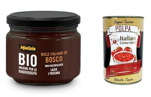 Mielizia Miele Di Bosco Non pastorizzato Unpasteurisierter Waldhonig 300gr + Italian Gourmet polpa 400g Mielizia Miele Di Bosco Non pastorizzato Unpasteurisierter Waldhonig 300gr + Italian Gourmet polpa 400g von Italian Gourmet E.R.