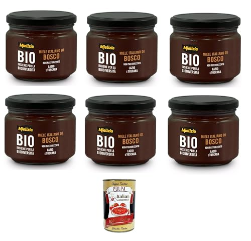 Mielizia Miele Di Bosco Non pastorizzato Unpasteurisierter Waldhonig 6x300gr + Italian Gourmet polpa 400g Mielizia Miele Di Bosco Non pastorizzato Unpasteurisierter Waldhonig 6x300gr + Italian Gourmet polpa 400g von Italian Gourmet E.R.