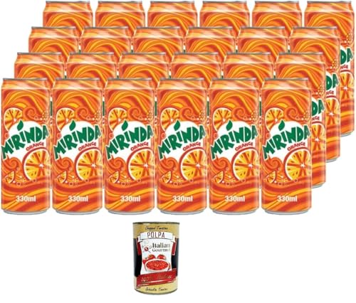 Mirinda Orange, bevanda all'arancia Orange, Orangengetränk 24x330ml+ Italian Gourmet polpa 400g Mirinda Orange, bevanda all'arancia Orange, Orangengetränk 24x330ml+ Italian Gourmet polpa 400g von Italian Gourmet E.R.