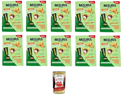 Misura Protein Sfoglie con semi di Chia Protein-Puffs mit Chia-Samen abmessen 12x 170gr + Italian Gourmet Polpa di Pomodoro 400g Misura Protein Sfoglie con semi di Chia Protein-Puffs mit Chia-Samen abmessen 12x 170gr + Italian Gourmet Polpa di Pomodoro 400g von Italian Gourmet E.R.