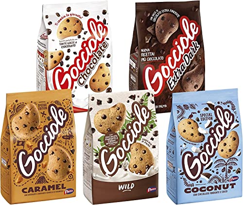 Mix Pavesi - Assorted Pack with Chocolate Gocciole, Caramel, Coconut, Wild und Extra Dark - Kekse mit Chocolate Drops Mix Pavesi - Assorted Pack with Chocolate Gocciole, Caramel, Coconut, Wild und Extra Dark - Kekse mit Chocolate Drops von Italian Gourmet E.R.