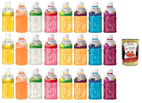 Mogu Mogu Testpaket Getränk aromatisiert Ananas, Pfirsich, Traube, Mango, Passionsfrucht, Johannisbeere, Kokosnuss, Erdbeere 24x320ml+ Italian Gourmet polpa 400g Mogu Mogu Testpaket Getränk aromatisiert Ananas, Pfirsich, Traube, Mango, Passionsfrucht, Johannisbeere, Kokosnuss, Erdbeere 24x320ml+ Italian Gourmet polpa 400g von Italian Gourmet E.R.