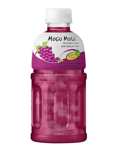 Mogu Mogu Uva Drink Getränk mit Traubengeschmack und Nata de Coco Einweg-PET-Flasche 320ml Mogu Mogu Uva Drink Getränk mit Traubengeschmack und Nata de Coco Einweg-PET-Flasche 320ml von Italian Gourmet E.R.