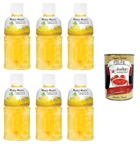 Mogu Mogu bevanda gusto Ananas Getränk mit Ananasgeschmack 6x320 ml + Italian Gourmet polpa 400g Mogu Mogu bevanda gusto Ananas Getränk mit Ananasgeschmack 6x320 ml + Italian Gourmet polpa 400g von Italian Gourmet E.R.