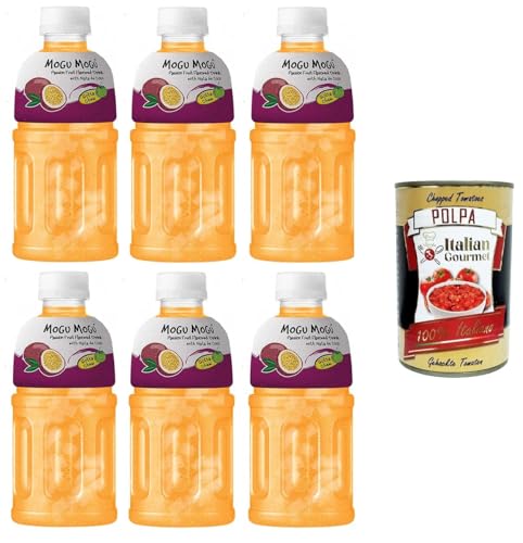 Mogu Mogu bevanda gusto Frutto della Passione Getränk mit Passionsfruchtgeschmack, 6x320 ml + Italian Gourmet polpa 400g Mogu Mogu bevanda gusto Frutto della Passione Getränk mit Passionsfruchtgeschmack, 6x320 ml + Italian Gourmet polpa 400g von Italian Gourmet E.R.