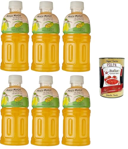 Mogu Mogu bevanda gusto Mango Getränk mit Mangogeschmack 6x320 ml + Italian Gourmet polpa 400g Mogu Mogu bevanda gusto Mango Getränk mit Mangogeschmack 6x320 ml + Italian Gourmet polpa 400g von Italian Gourmet E.R.