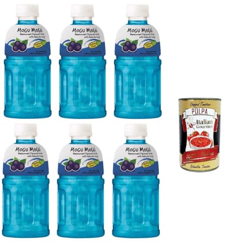 Mogu Mogu bevanda gusto Ribes Nero Getränk mit schwarzem Johannisbeergeschmack, 6x320 ml+ Italian Gourmet polpa 400g Mogu Mogu bevanda gusto Ribes Nero Getränk mit schwarzem Johannisbeergeschmack, 6x320 ml+ Italian Gourmet polpa 400g von Italian Gourmet E.R.
