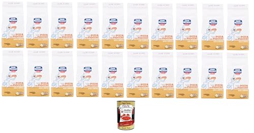 Molino Spadoni Gran Mugnaio Pizza Coi Fiocchi-mit Kartoffelflocken, Pizzamischung mit allen Zutaten für eine tiefe und weiche Pizza 20x 1000gr + Italian Gourmet polpa 400g Molino Spadoni Gran Mugnaio Pizza Coi Fiocchi-mit Kartoffelflocken, Pizzamischung mit allen Zutaten für eine tiefe und weiche Pizza 20x 1000gr + Italian Gourmet polpa 400g von Italian Gourmet E.R.