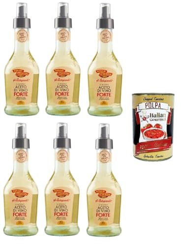 Monari Federzoni Gli Artigianali Il nostro Aceto di Vino Bianco Forte Monari Federzoni Gli Artigianali Unser starker Weißweinessig Spray 6x250 ml+ Italian Gourmet Polpa di Pomodoro 400g Monari Federzoni Gli Artigianali Il nostro Aceto di Vino Bianco Forte Monari Federzoni Gli Artigianali Unser starker Weißweinessig Spray 6x250 ml+ Italian Gourmet Polpa di Pomodoro 400g von Italian Gourmet E.R.