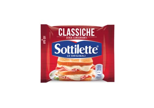 Mondelez Sottilette Le Originali Classiche Geschnittener Käse 400g Ideal für Fleisch und Burger von Italian Gourmet E.R.