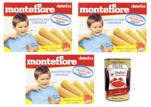 Montefiore Il Biscotto per l'infanzia Der Keks für Kinder 3x800gr + Italian Gourmet polpa 400g Montefiore Il Biscotto per l'infanzia Der Keks für Kinder 3x800gr + Italian Gourmet polpa 400g von Italian Gourmet E.R.