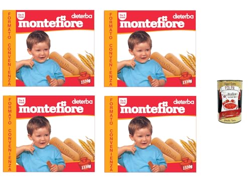 Montefiore Il Biscotto per l'infanzia Der Keks für Kinder Convenience-Format 4 x 1330gr+ Italian Gourmet polpa 400g Montefiore Il Biscotto per l'infanzia Der Keks für Kinder Convenience-Format 4 x 1330gr+ Italian Gourmet polpa 400g von Italian Gourmet E.R.