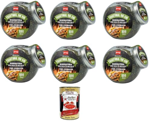 Montosco Traditional BBQ Rub Traditioneller Montosco BBQ Rub, mariniert mit sizilianischem Salz, Thymian, Rosmarin und Petersilie 6x155gr+ Italian Gourmet Polpa di Pomodoro 400g Montosco Traditional BBQ Rub Traditioneller Montosco BBQ Rub, mariniert mit sizilianischem Salz, Thymian, Rosmarin und Petersilie 6x155gr+ Italian Gourmet Polpa di Pomodoro 400g von Italian Gourmet E.R.