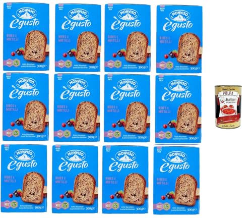 Monviso Fette Biscottate con Ribes e Mirtilli Zwieback mit Johannisbeeren und Blaubeeren 12x300gr + Italian Gourmet polpa 400g Monviso Fette Biscottate con Ribes e Mirtilli Zwieback mit Johannisbeeren und Blaubeeren 12x300gr + Italian Gourmet polpa 400g von Italian Gourmet E.R.