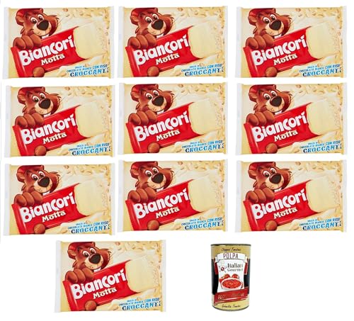 Motta Biancorì weißer Schokoladensnack mit knusprigem Biancorì-Reis 10 x 110 g+ Italian Gourmet polpa 400g Motta Biancorì weißer Schokoladensnack mit knusprigem Biancorì-Reis 10 x 110 g+ Italian Gourmet polpa 400g von Italian Gourmet E.R.