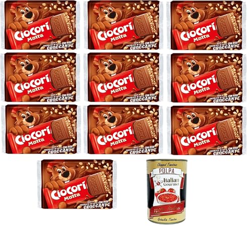 Motta Ciocori' Snack di Cioccolato a Latte con Riso Croccante Ciocorì Milchschokoladen-Snack mit knusprigem Ciocorì-Reis 10x110g + Italian Gourmet polpa 400g Motta Ciocori' Snack di Cioccolato a Latte con Riso Croccante Ciocorì Milchschokoladen-Snack mit knusprigem Ciocorì-Reis 10x110g + Italian Gourmet polpa 400g von Italian Gourmet E.R.