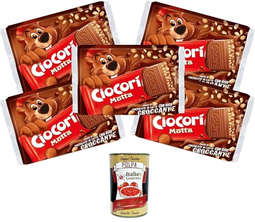 Motta Ciocori' Snack di Cioccolato a Latte con Riso Croccante Ciocorì Milchschokoladen-Snack mit knusprigem Ciocorì-Reis 5x110g + Italian Gourmet polpa 400g Motta Ciocori' Snack di Cioccolato a Latte con Riso Croccante Ciocorì Milchschokoladen-Snack mit knusprigem Ciocorì-Reis 5x110g + Italian Gourmet polpa 400g von Italian Gourmet E.R.