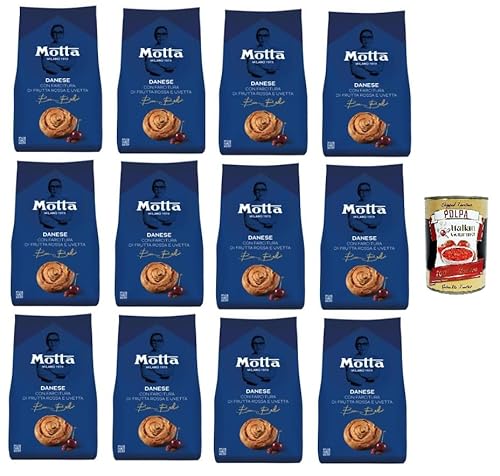 Motta Danese Con farcitura di frutti rossi e uvetta Mit roter Frucht- und Rosinenfüllung 12x270gr + Italian Gourmet polpa 400g Motta Danese Con farcitura di frutti rossi e uvetta Mit roter Frucht- und Rosinenfüllung 12x270gr + Italian Gourmet polpa 400g von Italian Gourmet E.R.