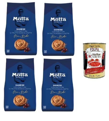 Motta Danese Con farcitura di frutti rossi e uvetta Mit roter Frucht- und Rosinenfüllung 4x270gr + Italian Gourmet polpa 400g Motta Danese Con farcitura di frutti rossi e uvetta Mit roter Frucht- und Rosinenfüllung 4x270gr + Italian Gourmet polpa 400g von Italian Gourmet E.R.