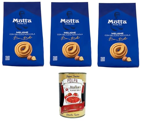 Motta Melighe Con Delicata Nocciola Melinghe mit zarter Haselnuss 3x290gr + Italian Gourmet polpa 400g Motta Melighe Con Delicata Nocciola Melinghe mit zarter Haselnuss 3x290gr + Italian Gourmet polpa 400g von Italian Gourmet E.R.