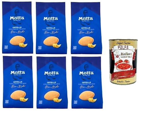 Motta Offelle Con Limone Italiano Offelle mit italienischer Zitrone 6x290gr + Italian Gourmet polpa 400g Motta Offelle Con Limone Italiano Offelle mit italienischer Zitrone 6x290gr + Italian Gourmet polpa 400g von Italian Gourmet E.R.