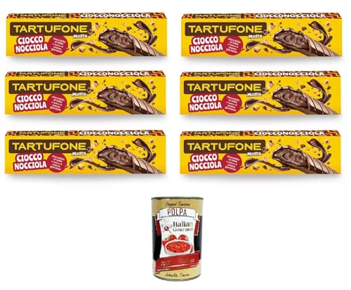 Motta Tartufone Ciocco Nocciola Barra di Cioccolato a Latte e Nocciole Tartufone Chocolate Haselnuss-Milchschokolade und Haselnuss-Riegel 6x 150 g+ Italian Gourmet polpa 400g Motta Tartufone Ciocco Nocciola Barra di Cioccolato a Latte e Nocciole Tartufone Chocolate Haselnuss-Milchschokolade und Haselnuss-Riegel 6x 150 g+ Italian Gourmet polpa 400g von Italian Gourmet E.R.