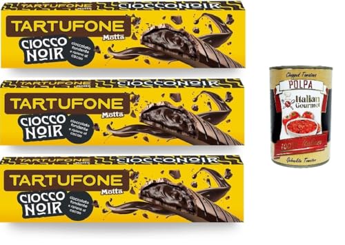 Motta Tartufone Ciocco Noir Barra di Cioccolato Fondente Ciocconoir con Ripieno al Cacao Tartufone Ciocco Noir Dunkle Schokoladentafel Ciocconoir mit Kakaofüllung 3x150g+ Italian Gourmet polpa 400g Motta Tartufone Ciocco Noir Barra di Cioccolato Fondente Ciocconoir con Ripieno al Cacao Tartufone Ciocco Noir Dunkle Schokoladentafel Ciocconoir mit Kakaofüllung 3x150g+ Italian Gourmet polpa 400g von Italian Gourmet E.R.