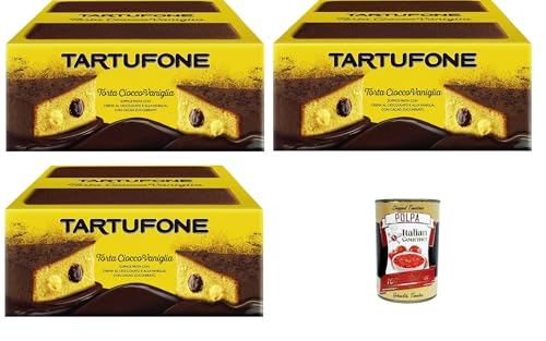 Motta Tartufone CioccoVaniglia doppelte Schokoladen- und Vanillecreme 3x450gr + Italian Gourmet polpa 400g Motta Tartufone CioccoVaniglia doppelte Schokoladen- und Vanillecreme 3x450gr + Italian Gourmet polpa 400g von Italian Gourmet E.R.