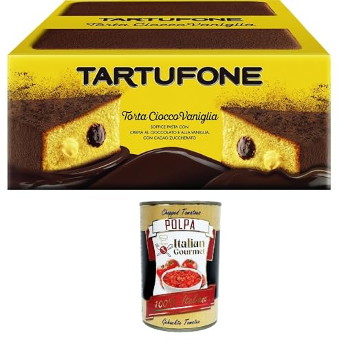 Motta Tartufone CioccoVaniglia doppelte Schokoladen- und Vanillecreme 450gr + Italian Gourmet polpa 400g Motta Tartufone CioccoVaniglia doppelte Schokoladen- und Vanillecreme 450gr + Italian Gourmet polpa 400g von Italian Gourmet E.R.