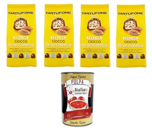 Motta Tartufone Praline Ciocco Stacciatella Tartufone Ciocco Stacciatella Pralinen 4x150gr + Italian Gourmet polpa 400g Motta Tartufone Praline Ciocco Stacciatella Tartufone Ciocco Stacciatella Pralinen 4x150gr + Italian Gourmet polpa 400g von Italian Gourmet E.R.