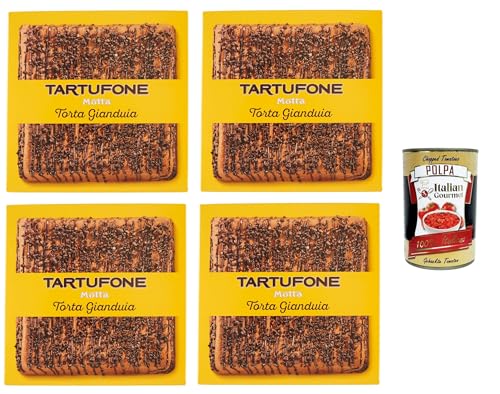 Motta Tartufone Torta Gianduia Gianduiacreme und extradunkle Schokolade 4x450gr + Italian Gourmet polpa 400g Motta Tartufone Torta Gianduia Gianduiacreme und extradunkle Schokolade 4x450gr + Italian Gourmet polpa 400g von Italian Gourmet E.R.