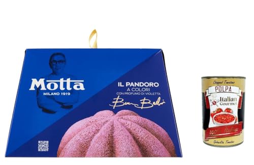 Motta il Pandoro a Colori con Profumo di Violetta, Weihnachtskuchen mit dem Duft von Violett, Butter und Zitrone 800 g + Italian Gourmet polpa 400g Motta il Pandoro a Colori con Profumo di Violetta, Weihnachtskuchen mit dem Duft von Violett, Butter und Zitrone 800 g + Italian Gourmet polpa 400g von Italian Gourmet E.R.