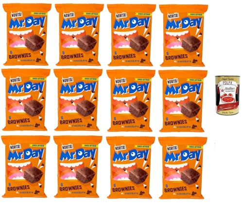 Mr. Day Brownies dunkle Schokoladensnacks mit laktosefreien Schokoladenstückchen,12x 210 g+ Italian Gourmet polpa 400g Mr. Day Brownies dunkle Schokoladensnacks mit laktosefreien Schokoladenstückchen,12x 210 g+ Italian Gourmet polpa 400g von Italian Gourmet E.R.