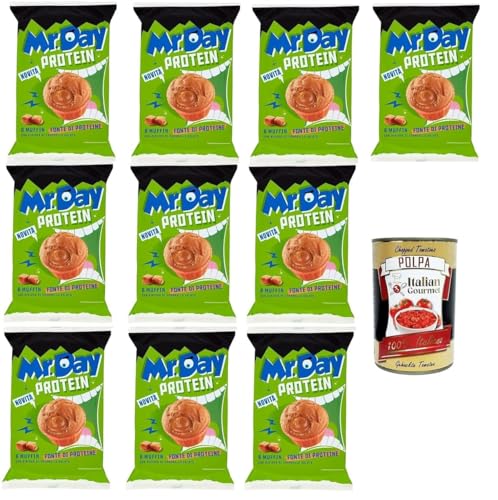 Mr. Day Soft Protein Muffins con caramello salato, mit gesalzener Karamellcremefüllung, 10x 252 g+ Italian Gourmet Polpa 400g Mr. Day Soft Protein Muffins con caramello salato, mit gesalzener Karamellcremefüllung, 10x 252 g+ Italian Gourmet Polpa 400g von Italian Gourmet E.R.