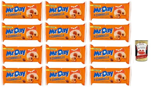 Mr.Day Ciambella Cioccolato, Ciambella con ripieno di crema al cioccolato senza lattosio, Donut mit Schokoladencremefüllung, kuchen laktosefrei 12x 300g+ Italian Gourmet polpa 400g Mr.Day Ciambella Cioccolato, Ciambella con ripieno di crema al cioccolato senza lattosio, Donut mit Schokoladencremefüllung, kuchen laktosefrei 12x 300g+ Italian Gourmet polpa 400g von Italian Gourmet E.R.