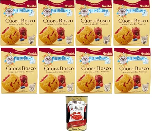 Mulino Bianco Biscotti Cuor di Bosco Kekse von Cuor di Bosco 8x300gr + Italian Gourmet polpa 400g Mulino Bianco Biscotti Cuor di Bosco Kekse von Cuor di Bosco 8x300gr + Italian Gourmet polpa 400g von Italian Gourmet E.R.