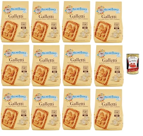 Mulino Bianco Biscotti Galletti 12x 350g Italien kekse biscuits cookies kuchen, Frühstückskekse, Kekse mit frischer Milch 100% Italienisch + Italian Gourmet polpa 400g Mulino Bianco Biscotti Galletti 12x 350g Italien kekse biscuits cookies kuchen, Frühstückskekse, Kekse mit frischer Milch 100% Italienisch + Italian Gourmet polpa 400g von Italian Gourmet E.R.