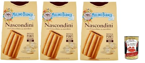 Mulino Bianco Biscotti Nascondini 3x 330g Italien kekse biscuits cookies kuchen, Frühstückskekse, Kekse mit Schokolade zum beißen + Italian Gourmet polpa 400g Mulino Bianco Biscotti Nascondini 3x 330g Italien kekse biscuits cookies kuchen, Frühstückskekse, Kekse mit Schokolade zum beißen + Italian Gourmet polpa 400g von Italian Gourmet E.R.