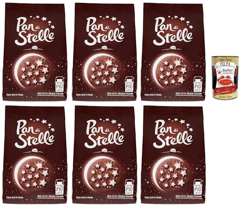 Mulino Bianco Biscotti Pan di stelle 6x 350g Italien kekse biscuits cookies kuchen, Frühstückskekse, Kakao -Keks Haselnüsse und 100% Frischmilch + Italian Gourmet polpa 400g Mulino Bianco Biscotti Pan di stelle 6x 350g Italien kekse biscuits cookies kuchen, Frühstückskekse, Kakao -Keks Haselnüsse und 100% Frischmilch + Italian Gourmet polpa 400g von Italian Gourmet E.R.