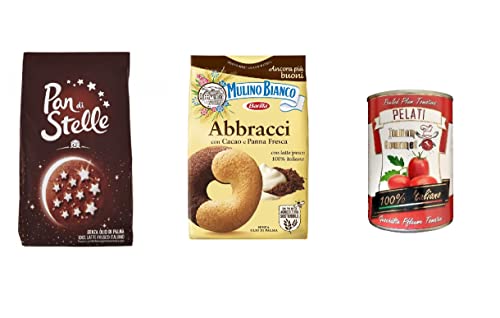 Mulino Bianco Pan di stelle Abbracci Kekse italien biscuits cookies 2x 350g + Italian Gourmet 100% italienische geschälte Tomaten dosen 400g Mulino Bianco Pan di stelle Abbracci Kekse italien biscuits cookies 2x 350g + Italian Gourmet 100% italienische geschälte Tomaten dosen 400g von Italian Gourmet E.R.