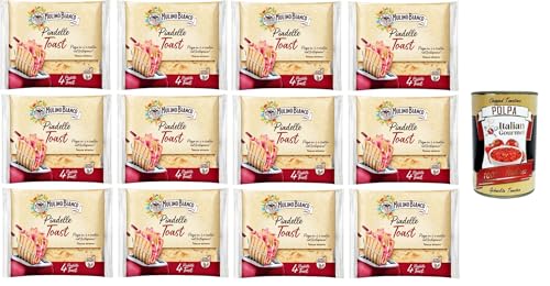 Mulino Bianco Piadelle Toast Senza Strutto Toastpiats ohne Schmalz 12x 240gr + Italian Gourmet polpa 400g Mulino Bianco Piadelle Toast Senza Strutto Toastpiats ohne Schmalz 12x 240gr + Italian Gourmet polpa 400g von Italian Gourmet E.R.