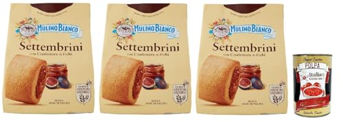 Mulino Bianco Settembrini Biscotti con Confettura di Fichi, Kekse mit Feigenmarmelade, biscuits, cookies, 3x 300g + Italian Gourmet polpa 400g Mulino Bianco Settembrini Biscotti con Confettura di Fichi, Kekse mit Feigenmarmelade, biscuits, cookies, 3x 300g + Italian Gourmet polpa 400g von Italian Gourmet E.R.