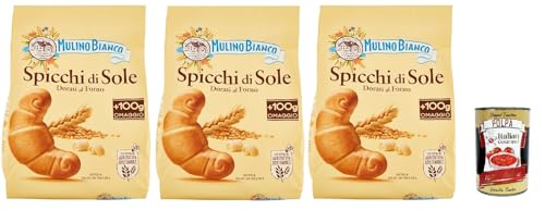 Mulino Bianco Spicchi di Sole Biscotti Dorati al Forno,Goldene gebackene Kekse,biscuits cookies, 3x 900g + Italian Gourmet polpa 400g Mulino Bianco Spicchi di Sole Biscotti Dorati al Forno,Goldene gebackene Kekse,biscuits cookies, 3x 900g + Italian Gourmet polpa 400g von Italian Gourmet E.R.